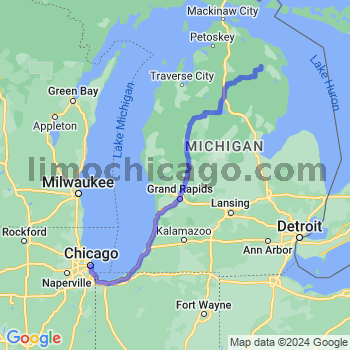 Limousine service to Chicago Loop