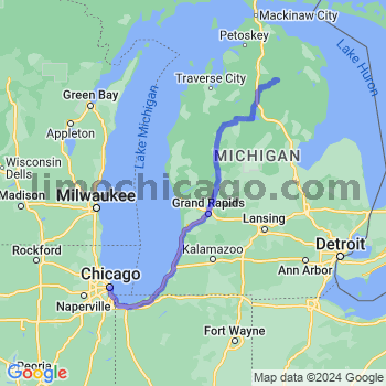 Limousine service to Chicago Loop