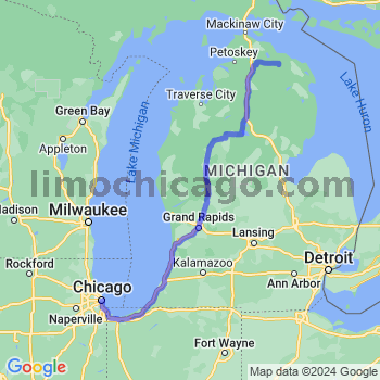 Limousine service to Chicago Loop