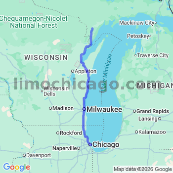 Limousine service to Chicago Loop