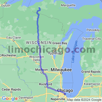 Limousine service to Chicago Loop