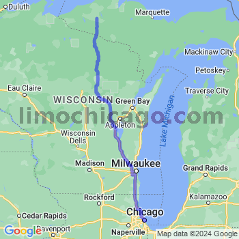 Limousine service to Chicago Loop