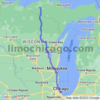 Limousine service to Chicago Loop