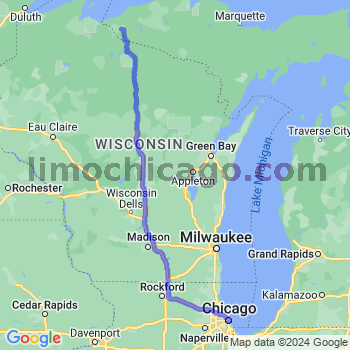 Limousine service to Chicago Loop