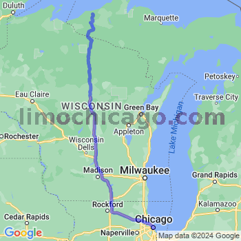 Limousine service to Chicago Loop