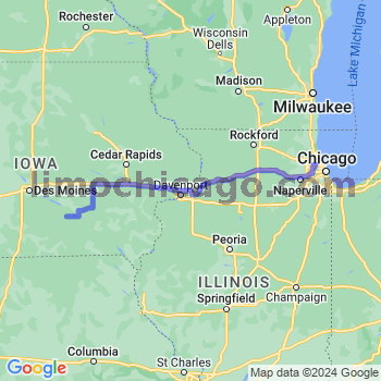 Travel from Bussey to O'Hare airport Limousine service to O'Hare airport (ORD)