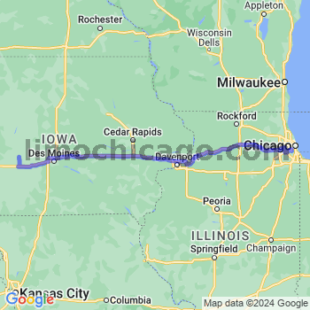 Travel from Guthrie Center to Midway airport Limousine service to Midway airport (MDW)