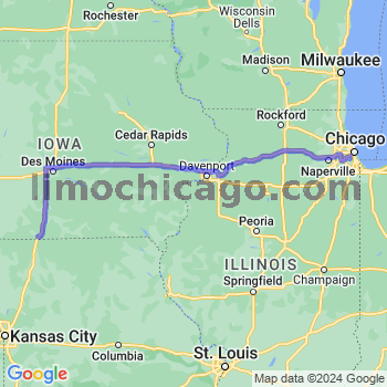 Travel from Lamoni to Midway airport Limousine service to Midway airport (MDW)