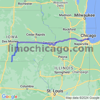 Travel from Lineville to Chicago Loop Limousine service to Chicago Loop