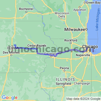 Travel from Mc Callsburg to O'Hare airport Limousine service to O'Hare airport (ORD)