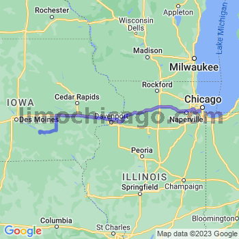 Travel from Tracy to Midway airport Limousine service to Midway airport (MDW)