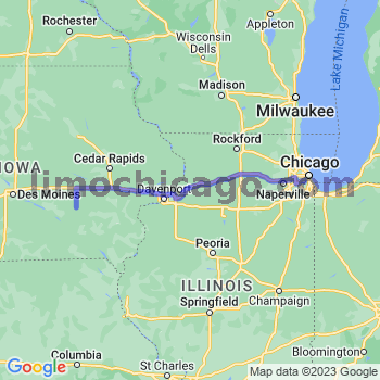 Travel from What Cheer to Midway airport Limousine service to Midway airport (MDW)