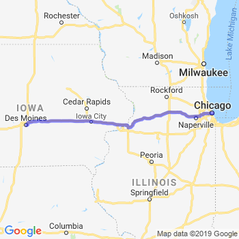 Travel from Des Moines to Chicago Loop Limousine service to Chicago Loop