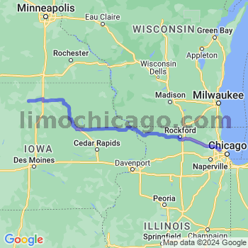 Travel from Britt to O'Hare airport Limousine service to O'Hare airport (ORD)