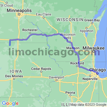 Travel from Buffalo Center to Chicago Loop Limousine service to Chicago Loop