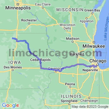 Travel from Forest City to Midway airport Limousine service to Midway airport (MDW)