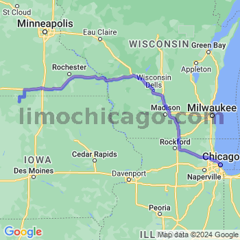 Limousine service to Chicago Loop