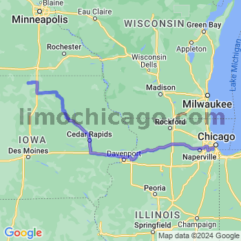 Travel from Leland to Midway airport Limousine service to Midway airport (MDW)