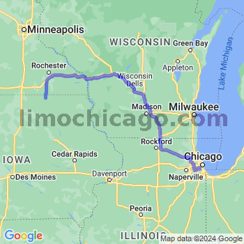 Travel from Mc Intire to Midway airport Limousine service to Midway airport (MDW)