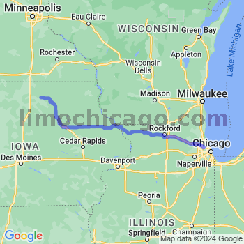 Travel from Nora Springs to O'Hare airport Limousine service to O'Hare airport (ORD)