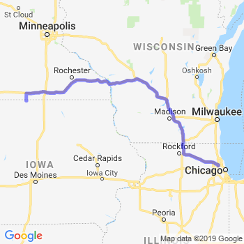 Travel from Rake to Midway airport Limousine service to Midway airport (MDW)