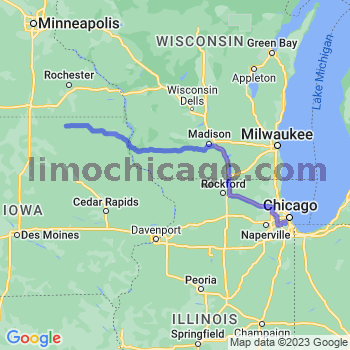 Travel from Riceville to Midway airport Limousine service to Midway airport (MDW)