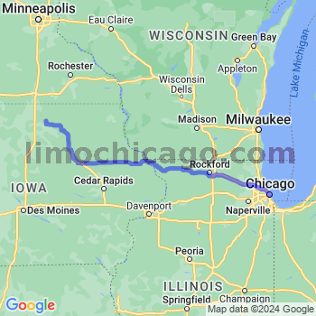 Limousine service to Chicago Loop