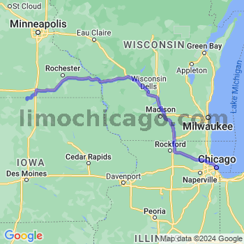 Limousine service to Chicago Loop