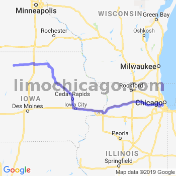 Travel from Algona to Midway airport Limousine service to Midway airport (MDW)