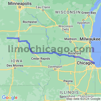 Limousine service to Chicago Loop