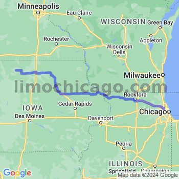 Travel from Burt to O'Hare airport Limousine service to O'Hare airport (ORD)