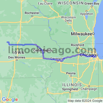Travel from Clare to Midway airport Limousine service to Midway airport (MDW)
