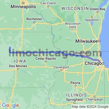 Travel from Dakota City to O'Hare airport Limousine service to O'Hare airport (ORD)