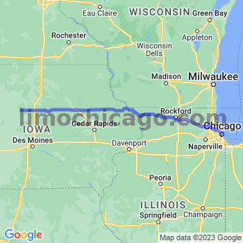 Travel from Duncombe to Chicago Loop Limousine service to Chicago Loop