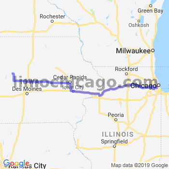 Travel from Gowrie to Midway airport Limousine service to Midway airport (MDW)