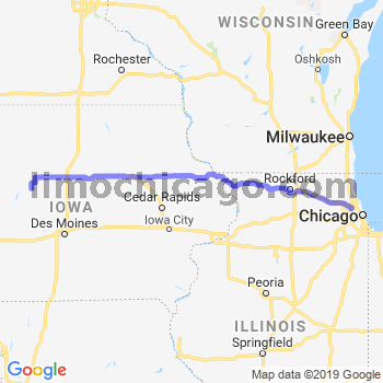 Travel from Gowrie to O'Hare airport Limousine service to O'Hare airport (ORD)