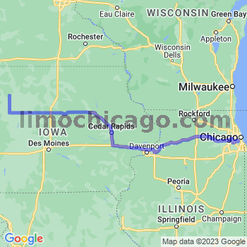 Travel from Laurens to Midway airport Limousine service to Midway airport (MDW)