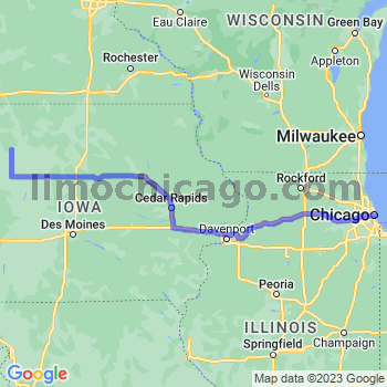 Travel from Laurens to Chicago Loop Limousine service to Chicago Loop