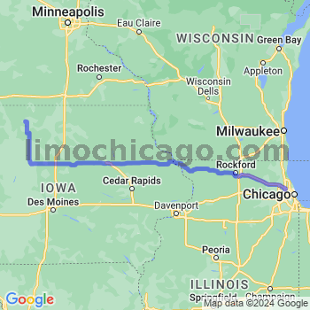 Travel from Lone Rock to O'Hare airport Limousine service to O'Hare airport (ORD)