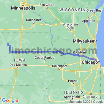 Travel from Ottosen to O'Hare airport Limousine service to O'Hare airport (ORD)