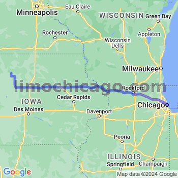 Travel from Ottosen to Chicago Loop Limousine service to Chicago Loop