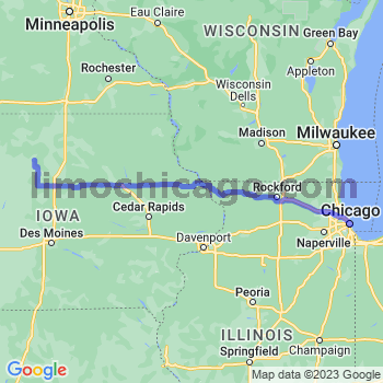 Travel from Renwick to Chicago Loop Limousine service to Chicago Loop