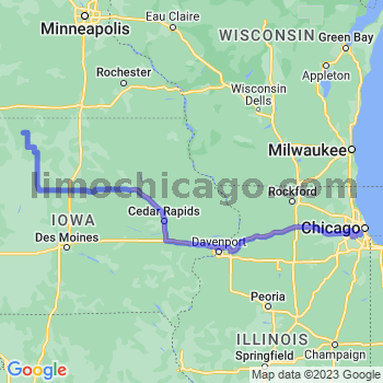 Travel from Ringsted to Midway airport Limousine service to Midway airport (MDW)