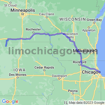 Travel from Ringsted to Chicago Loop Limousine service to Chicago Loop