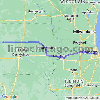Travel from Sac City to Midway airport Limousine service to Midway airport (MDW)