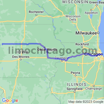 Travel from Sac City to Chicago Loop Limousine service to Chicago Loop