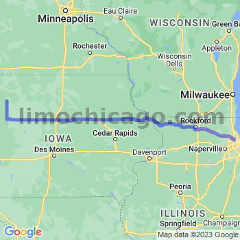 Travel from Sioux Rapids to O'Hare airport Limousine service to O'Hare airport (ORD)