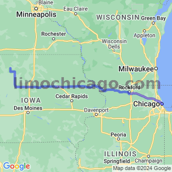 Travel from Whittemore to Chicago Loop Limousine service to Chicago Loop