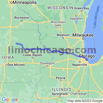 Limousine service to Chicago Loop