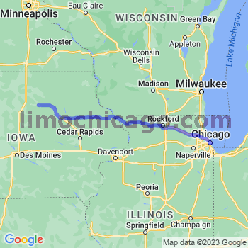 Travel from Dumont to Chicago Loop Limousine service to Chicago Loop